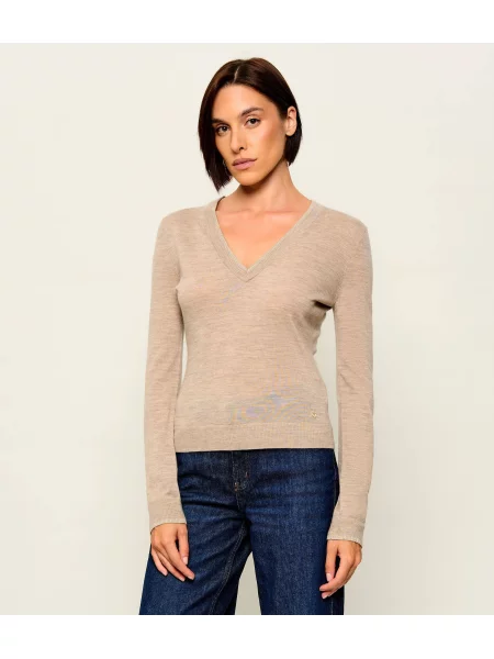 GUESS De lână pulover Priscilla bej