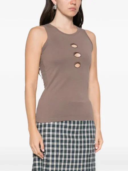 Top Marni cu buline gri