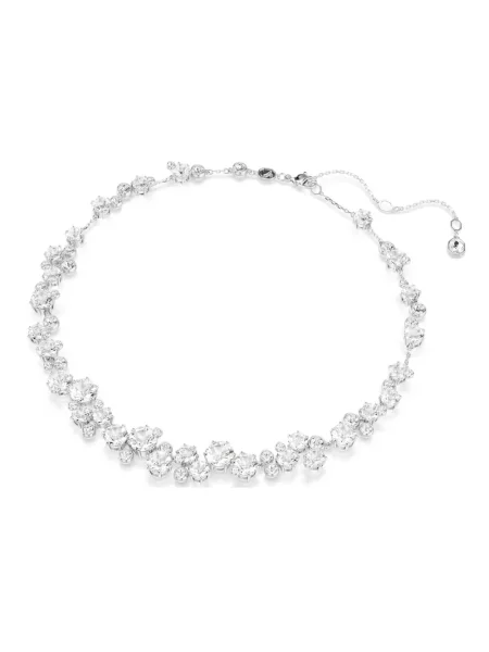 Naszyjnik Swarovski szary