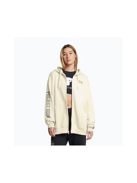 Кофта Under Armour Project Rock HWT Full Zip Hard at Work silt/clay green/yellow ochre жовта