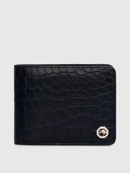Портмоне зі шкіри крокодила Stefano Ricci синє