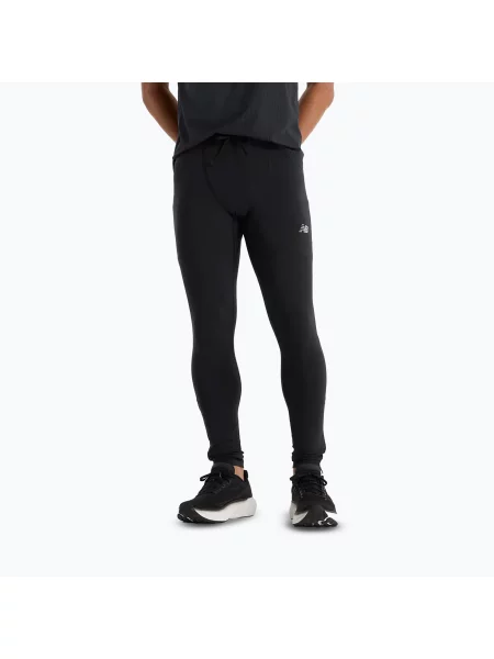 Férfi leggings New Balance Sleek Tight black. Méret: XL fekete