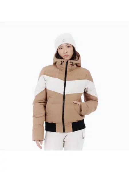 Дамско скиорско яке Protest PRTJilly teddy brown кафяво