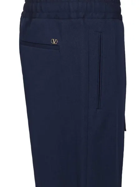 Pantaloni Valentino Garavani albastru
