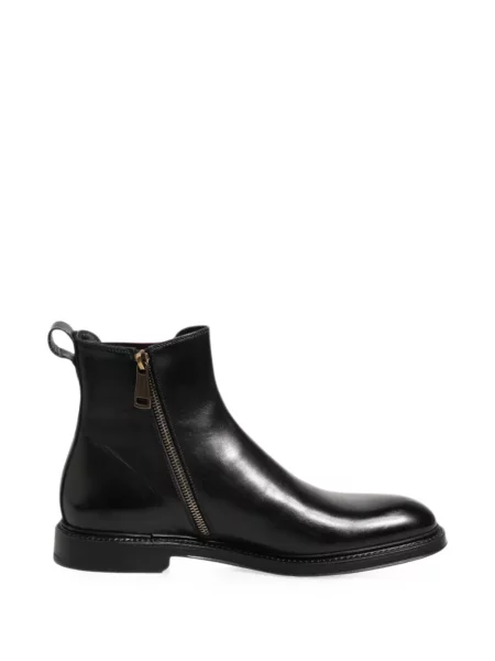Cizme scurte Dolce & Gabbana din piele negru