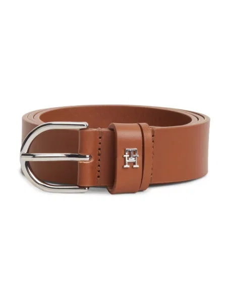 TOMMY HILFIGER Curea ESSENTIAL EFFORTLESS coniac maro