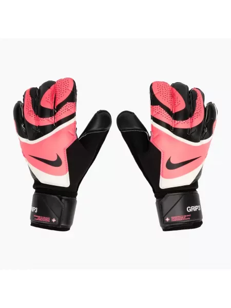 Rękawice bramkarskie Nike Grip 3 black/sunset pulse czarne