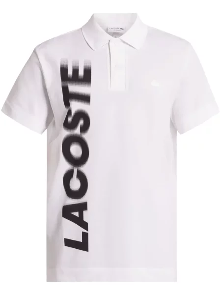 Polo Lacoste alb