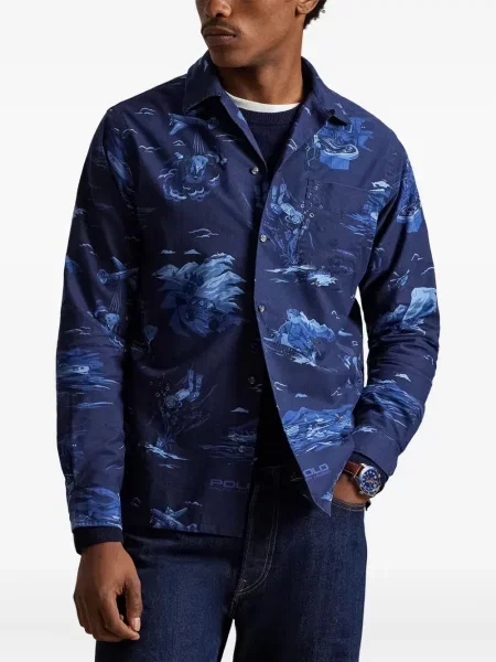 Tricou polo Polo Ralph Lauren cu imagine alb