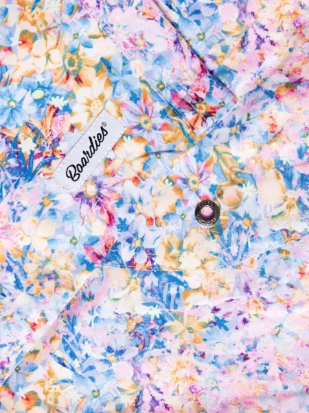 Slip de baie Boardies cu model floral cu imagine roz