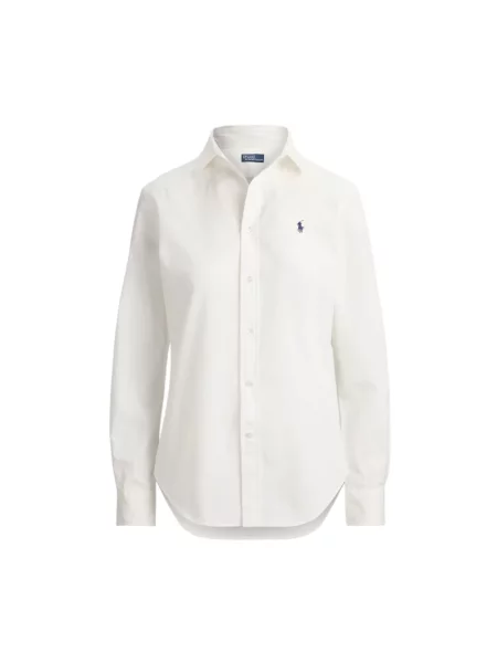 Koszula Polo Ralph Lauren z długim rękawem z twillu biała