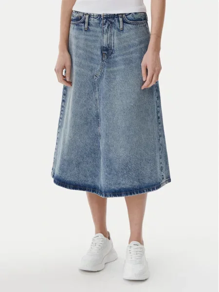 HUGO Jeans suknja Tamnoplava plava