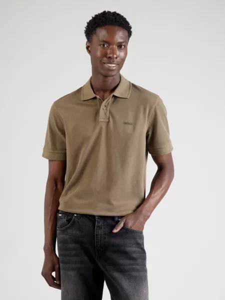 BOSS ORANGE Polo Prime | Regular Fit portocaliu