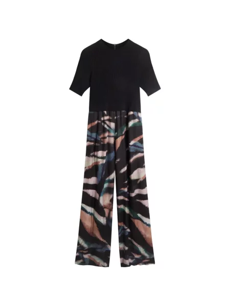 Salopetă Ted Baker tricotate negru