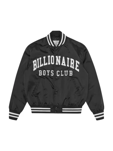 Satynowy kurtka bomber Billionaire czarny