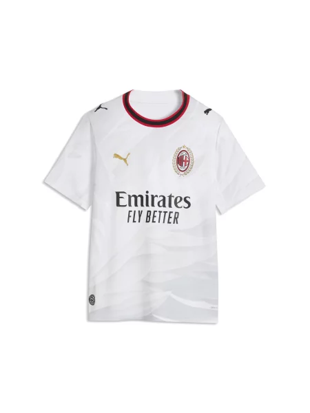 PUMA Młodzieżowa koszulka wyjazdowa AC Milan Akcesoria biały