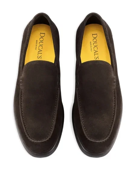 Zomšinės slip on loaferiai Doucal's ruda