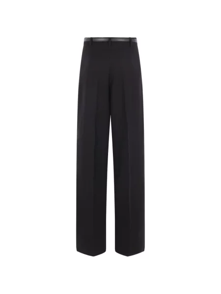 Cu centură pantaloni Max Mara negru