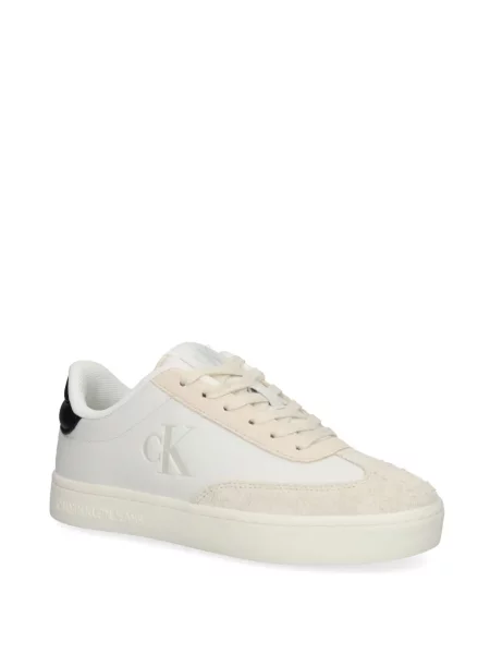 Sneakerși Calvin Klein Jeans alb