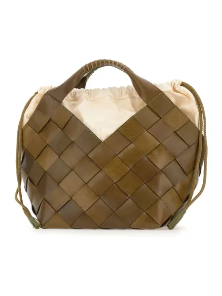 Dragon Diffusion Torebki Kobieta ONE SIZE Skóra Castello Handbag zielony