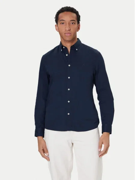 Marc O'Polo Košeľa Tmavomodrá Regular Fit