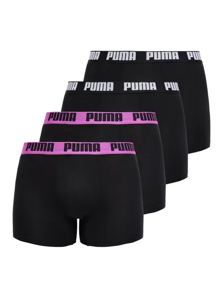 PUMA Boksarice EVERYDAY orhideja / črna bela