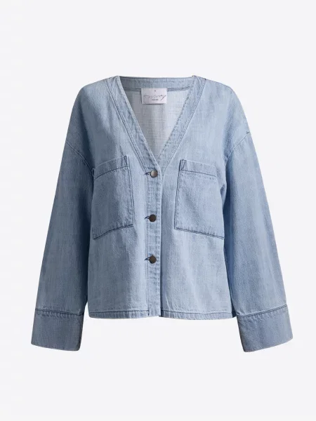 Geacă de primăvară-toamnă denim albastru