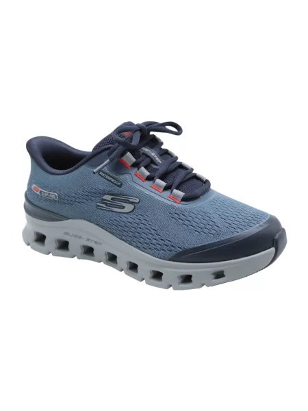 Sneakersy Skechers niebieskie