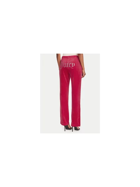 Trčanje hlače Juicy Couture lepršave crvena