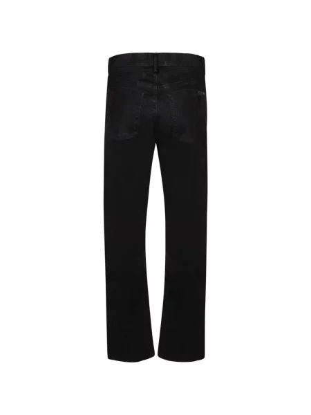 Blugi drepți 7 For All Mankind negru