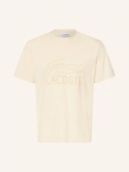 Lacoste Koszulka beige beżowa