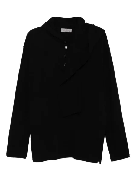 Hosszú póló Yohji Yamamoto fekete
