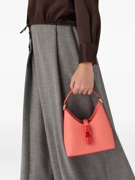 Mini geantă Furla mini roz