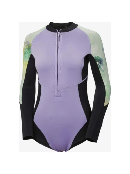 Strój kąpielowy z długim rękawem Helly Hansen Waterwear w kolorze jasnoliliowym XS różowy