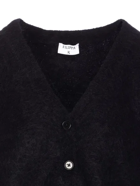 Жилетка Filippa K с V-образно деколте черно