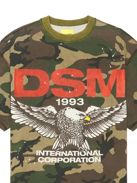 Tricou Diet Starts Monday cu imagine cu model camuflaj maro