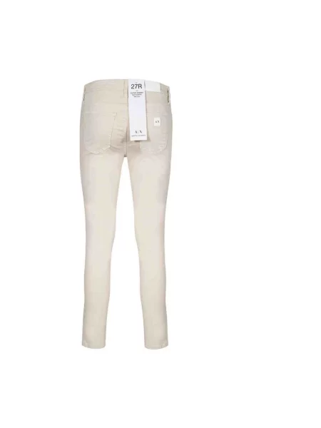 Jeansy Armani Exchange beżowe