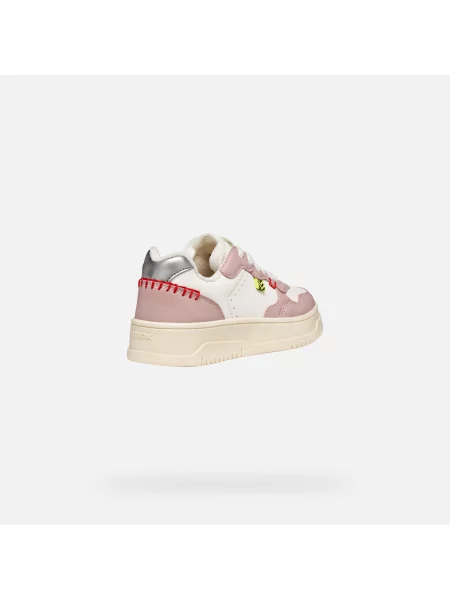 Sneakerși copii Geox alb