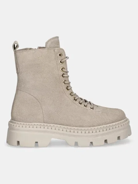 Замшевые ботинки Answear.lab на платформе бежевые