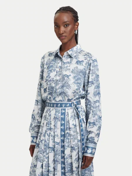 Fracomina Cămașă deschis albastru