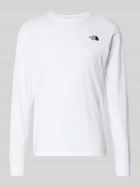 The North Face longsleeve Simple Dome biała