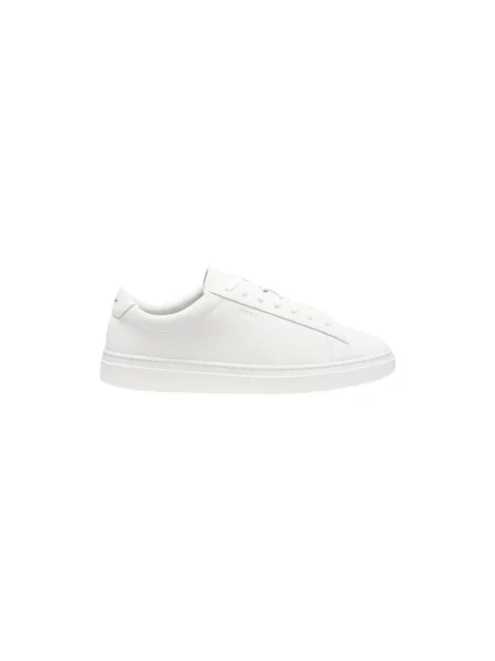 Sneakersy Boss skórzane białe