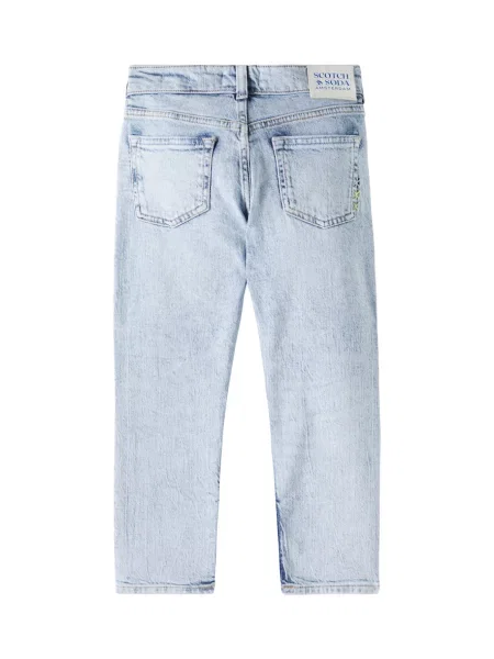 Τζιν με ίσιο πόδι Scotch & Soda μπλε