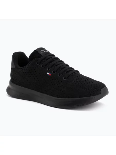 Încălțăminte pentru bărbați Tommy Hilfiger Lightweight Runner Knit black negru