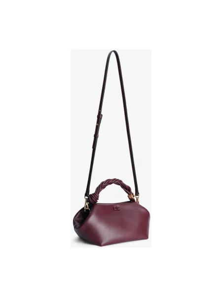 Torebka crossbody Ganni brązowa