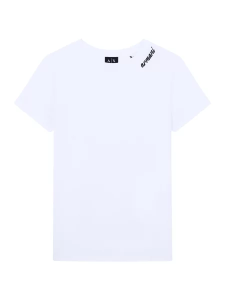Tricou Eax alb