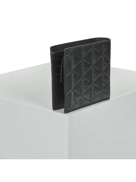 Lacoste portofel de piele barbati negru