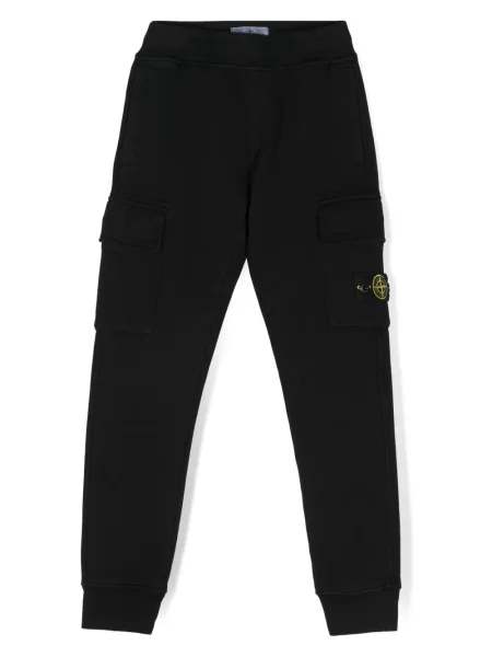 Spodnie dziecięce Stone Island czarne