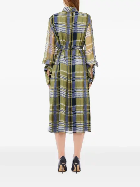 Rochie midi Liu Jo în carouri verde