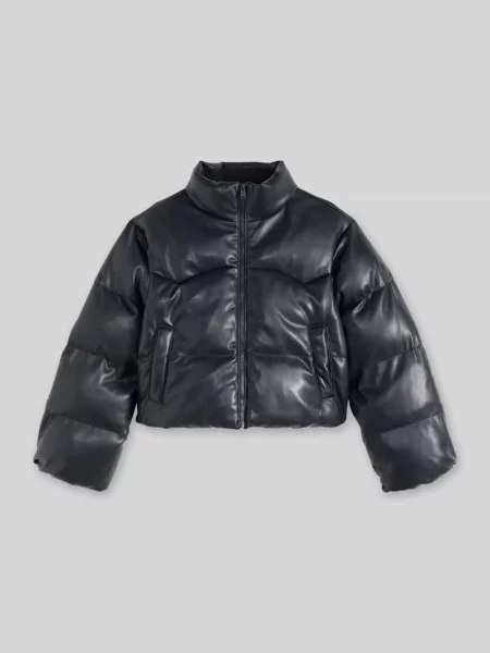 Kurtka pikowana o kroju boxy fit ze stójką Levi's czarna